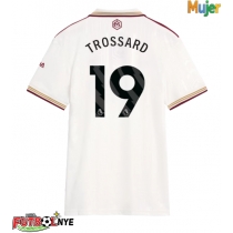 Camiseta Arsenal Leandro Trossard #19 Tercera Equipación para mujer 2025-26 manga corta